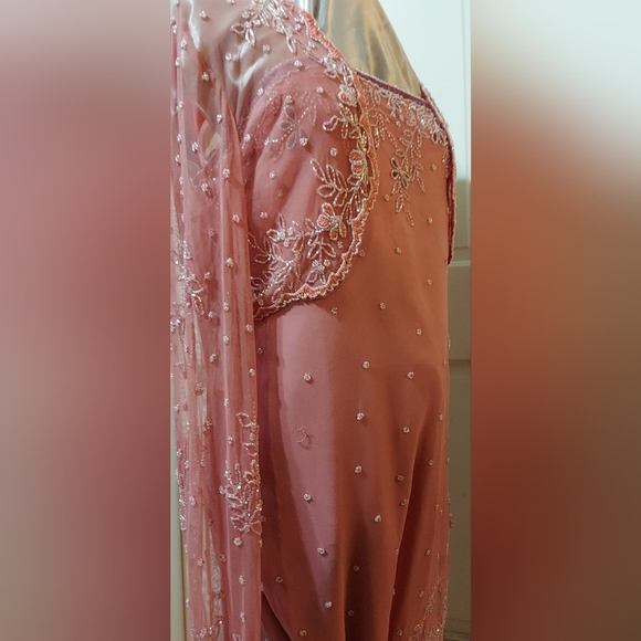 Landmark beaded evening dress with jacket - Picture 3 of 15